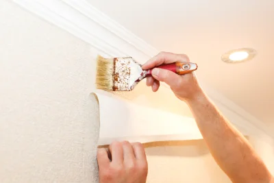 Pose de papier peint à Rottelsheim — revêtements muraux et toiles de verre